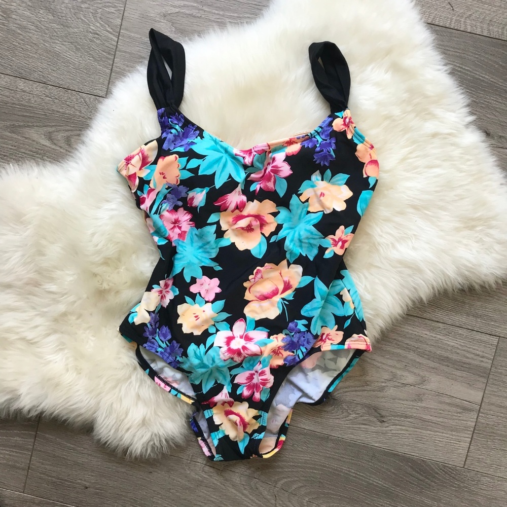 Floral One Piece Swimsuit/Bodysuit
